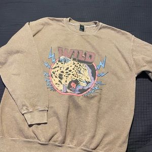 Graphic crewneck